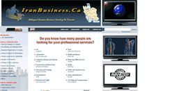 Desktop Screenshot of iranbusiness.ca